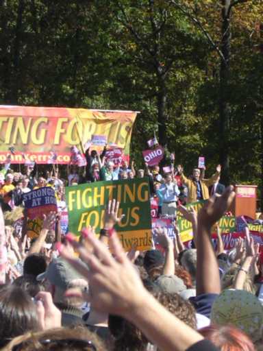 photo from kerry rally